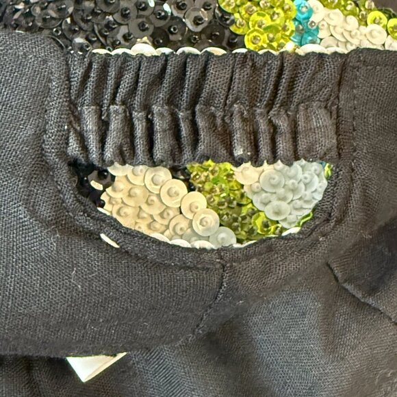 Vintage Sequin Baseball Cap Mosaic Colorful Hat 80s 90s - Picture 7 of 10